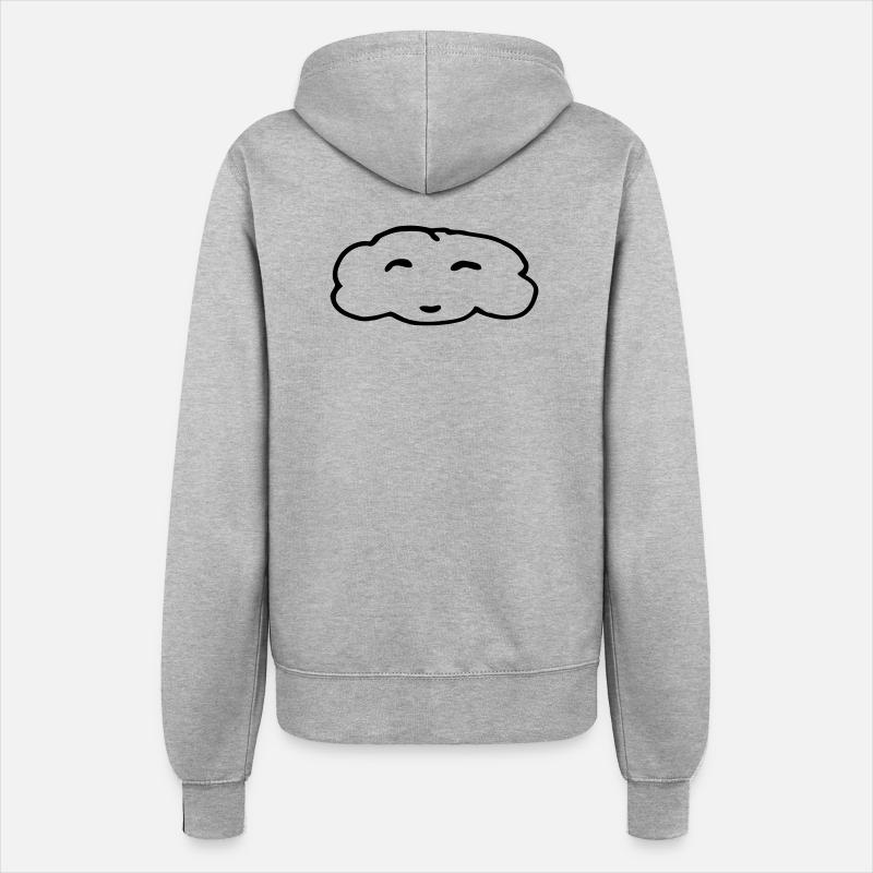 Cloud - Women’s Hooded Jacket - heather grey