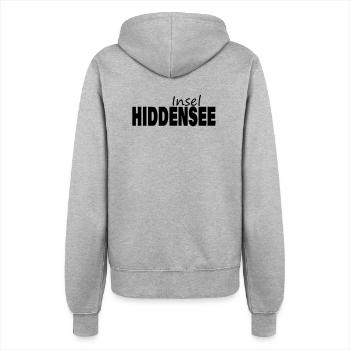 HIDDENSEE - Frauen Kapuzenjacke - Grau meliert - Hinten - Maraike (178cm)