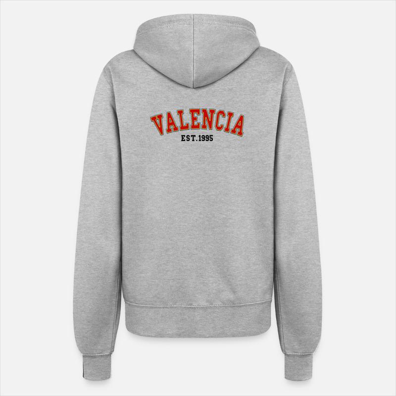 Valencia Est.1995 - Women’s Hooded Jacket - heather grey