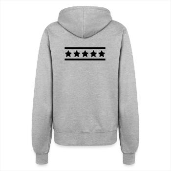 sterne_symbol - Women’s Hooded Jacket - heather grey - Back - Maraike (178cm)