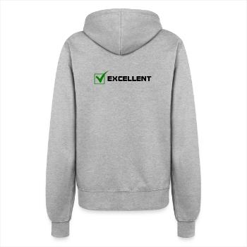 Excellent - Women’s Hooded Jacket - heather grey - Back - Maraike (178cm)