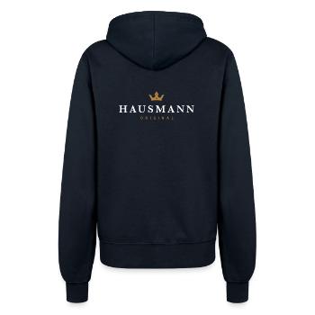 Hausmann Original Familienlogo - Frauen Kapuzenjacke - Navy - Hinten - Maraike (178cm)
