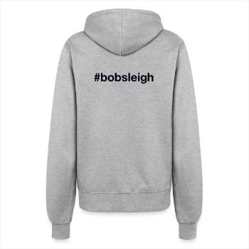 Bobsleigh Bobsleigh Conduite Hashtag - Veste à capuche Femme - gris chiné - Dos - Maraike (178cm)