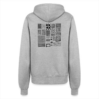 Graphic - Women’s Hooded Jacket - heather grey - Back - Maraike (178cm)