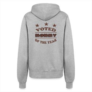 VOTED MOMMY OF THE YEAR - Veste à capuche Femme - gris chiné - Dos - Maraike (178cm)