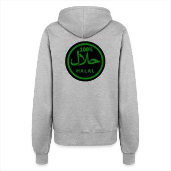 Halal - Frauen Kapuzenjacke - Grau meliert - Hinten - Maraike (178cm)