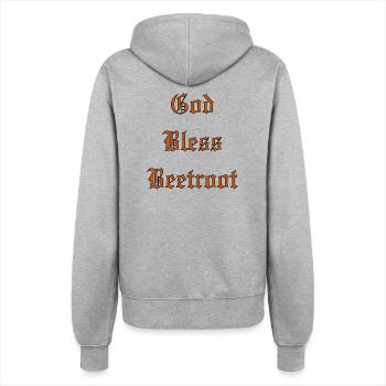 Bénédiction divineBetterave - Veste à capuche Femme - gris chiné - Dos - Maraike (178cm)