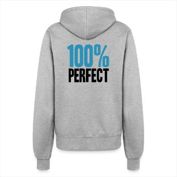 100 % Perfect - Frauen Kapuzenjacke - Grau meliert - Hinten - Maraike (178cm)