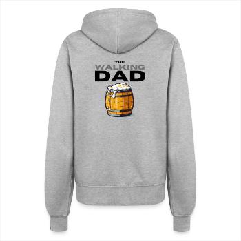 Walking Dad - Frauen Kapuzenjacke - Grau meliert - Hinten - Maraike (178cm)