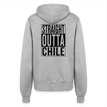Chile - Frauen Kapuzenjacke - Grau meliert - Hinten - Maraike (178cm)