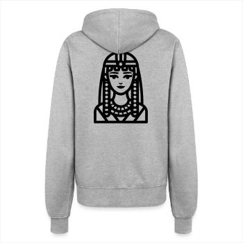 pharaon - Veste à capuche Femme - gris chiné - Dos - Maraike (178cm)