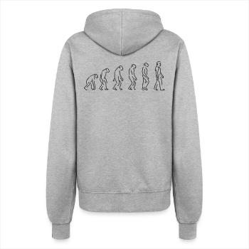 Evolution - Veste à capuche Femme - gris chiné - Dos - Maraike (178cm)