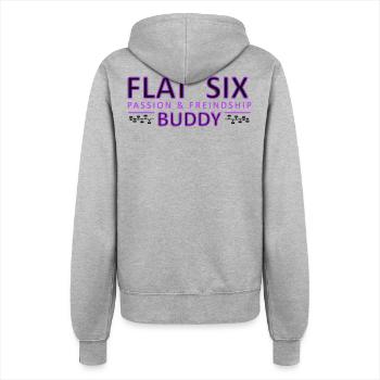 Flat SIX Buddy - Frauen Kapuzenjacke - Grau meliert - Hinten - Maraike (178cm)