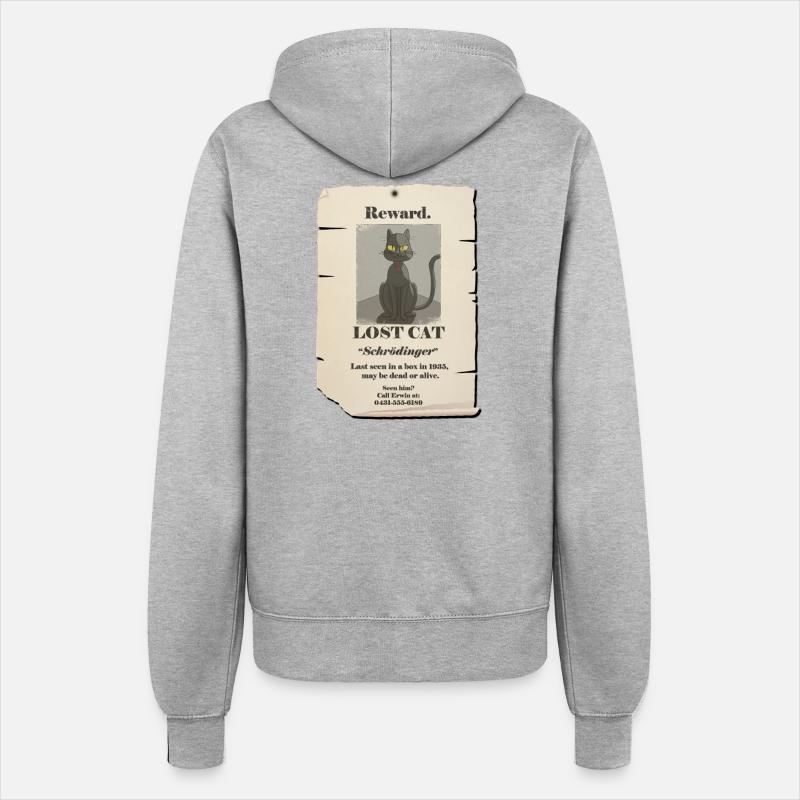 catfinal - Women’s Hooded Jacket - heather grey