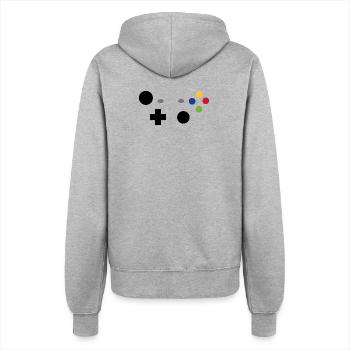 Controller - Women’s Hooded Jacket - heather grey - Back - Maraike (178cm)