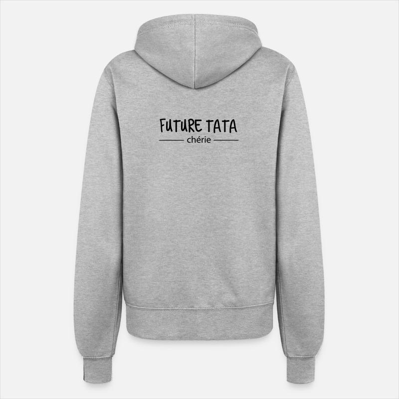 future tata - Veste à capuche Femme - gris chiné
