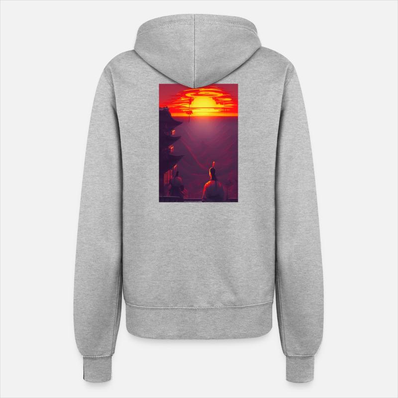 Samurai 3 - Women’s Hooded Jacket - heather grey