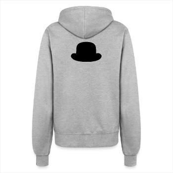melon - Veste à capuche Femme - gris chiné - Dos - Maraike (178cm)
