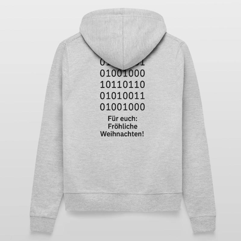 Binary Code Christmas Magic Women’s Hooded Jacket