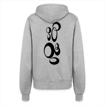 Cool art - Women’s Hooded Jacket - heather grey - Back - Maraike (178cm)