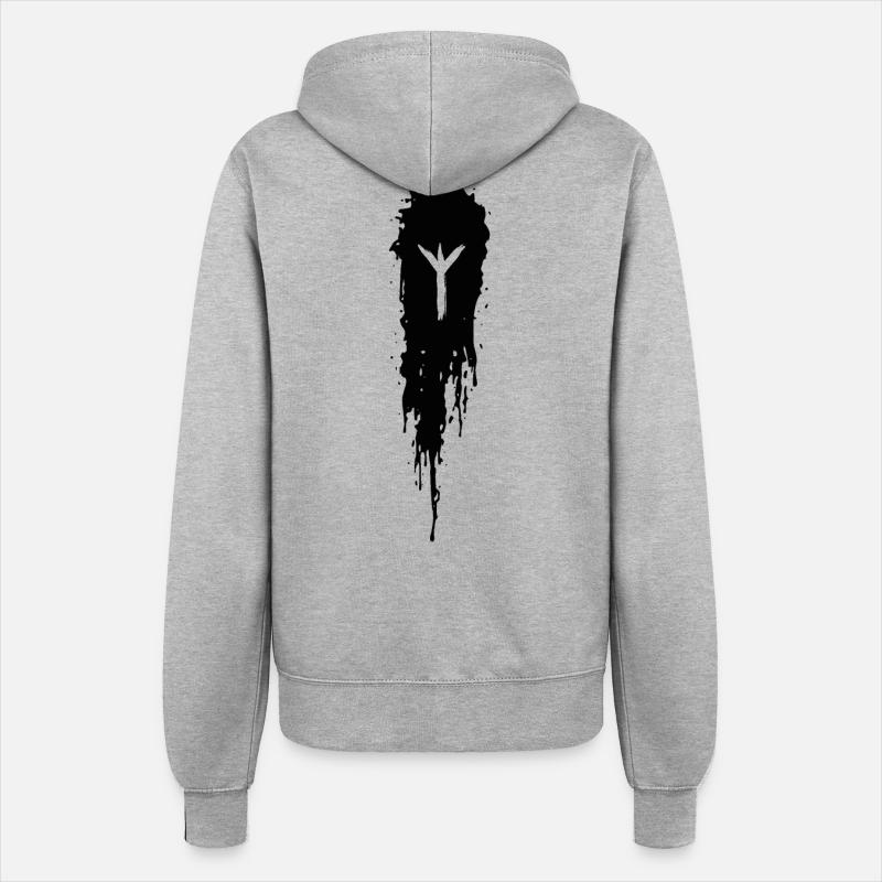 Algiz - Women’s Hooded Jacket - heather grey