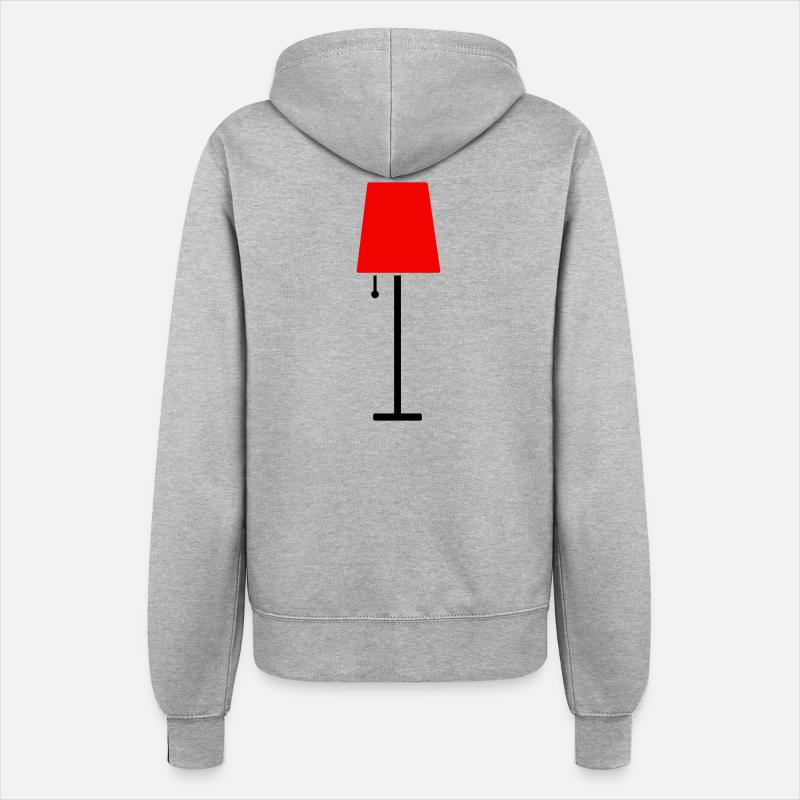 Lamp - Women’s Hooded Jacket - heather grey