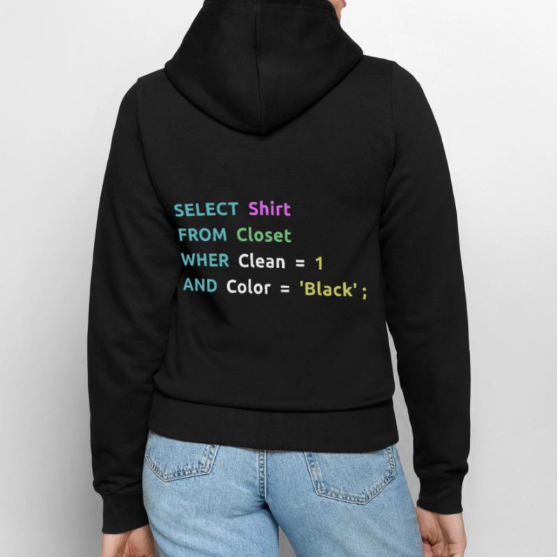 Idée cadeau Nerd Computer Work Computer Work Coder Veste à capuche Femme