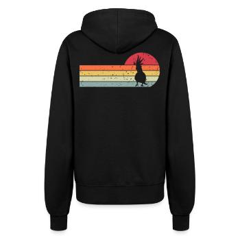 Kakadu - Frauen Kapuzenjacke - Schwarz - Hinten - Maraike (178cm)