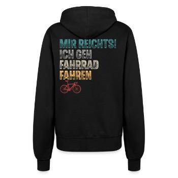 Fahrrad - Frauen Kapuzenjacke - Schwarz - Hinten - Maraike (178cm)