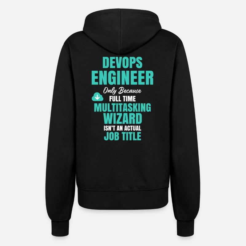 Assistant multitâche DevOps Engineer - Veste à capuche Femme - noir
