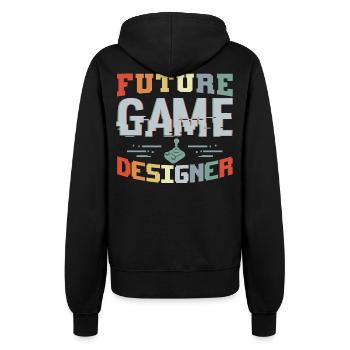 Zukünftiger Spielentwickler - Frauen Kapuzenjacke - Schwarz - Hinten - Maraike (178cm)