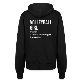 Volleyball Volleyball Volleyball - Frauen Kapuzenjacke - Schwarz - Hinten - Maraike (178cm)
