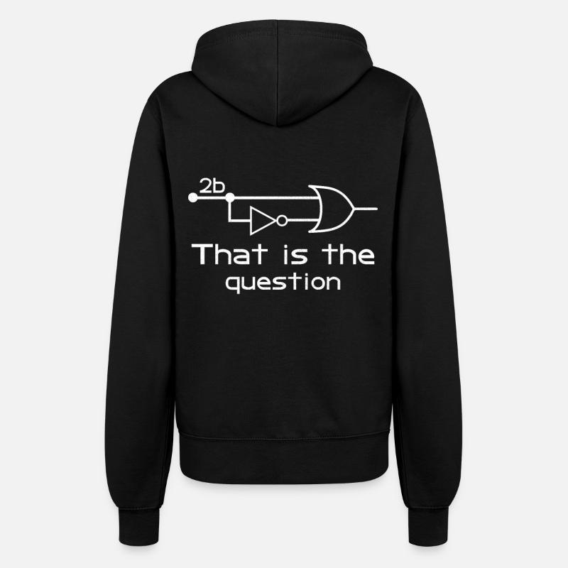 To Be Or Not To Be Electrical Engineer Circuit - Women’s Hooded Jacket - black
