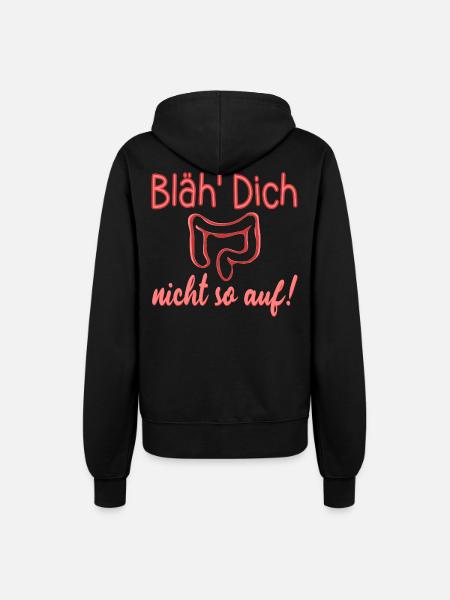 AUFGEBLÄHT - DARM REIZDARM - Frauen Kapuzenjacke - Schwarz