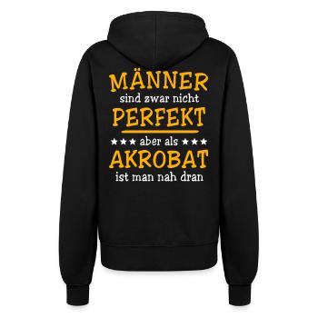 Akrobat Akrobatik - Frauen Kapuzenjacke - Schwarz - Hinten - Maraike (178cm)