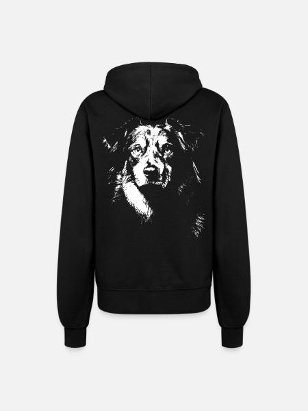 Australian Shepherd Unique T-Shirt - Frauen Kapuzenjacke - Schwarz