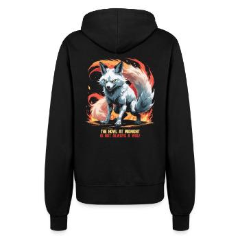 Kitsune Mythologische Kreaturen - Frauen Kapuzenjacke - Schwarz - Hinten - Maraike (178cm)