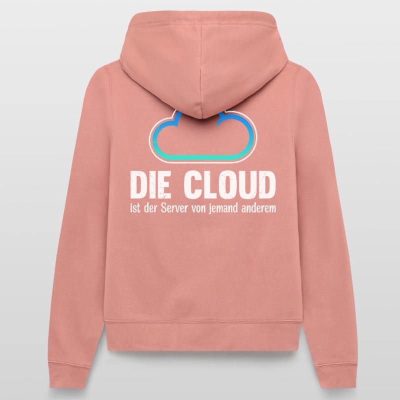 Coder THE CLOUD IS SOMEONE ELSE'S SERVER Women’s Hooded Jacket
