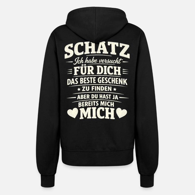Irony Couple Sarcastic Gift - Women’s Hooded Jacket - black