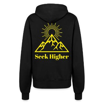 Seek Higher Summit Glow - Women’s Hooded Jacket - black - Back - Maraike (178cm)