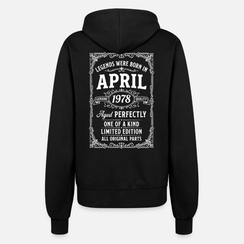 Awesome since April 1978 - Women’s Hooded Jacket - black
