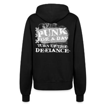 Punk Pour Un Jour - Veste à capuche Femme - noir - Dos - Maraike (178cm)