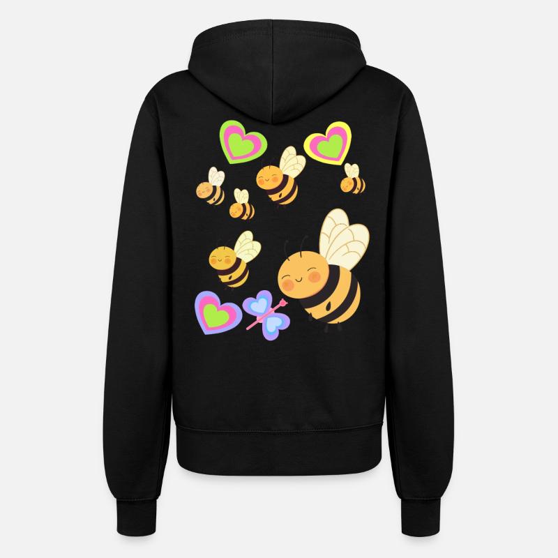 Bi, Bin, Humla, Barn, Barn - Luvjacka dam - svart