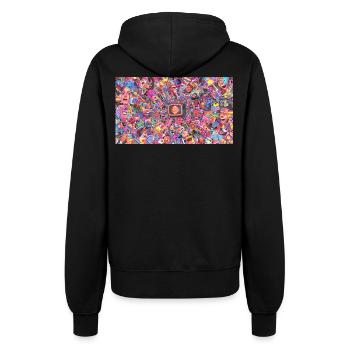 Bitcoin Bazooka - PopArt 4 - Veste à capuche Femme - noir - Dos - Maraike (178cm)
