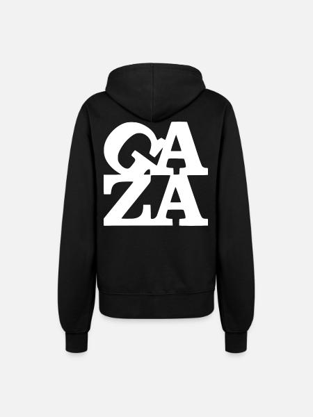 Gaza - Frauen Kapuzenjacke - Schwarz