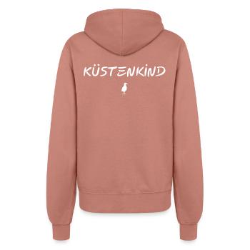Küstenkind - Frauen Kapuzenjacke - Altrosa - Hinten - Maraike (178cm)