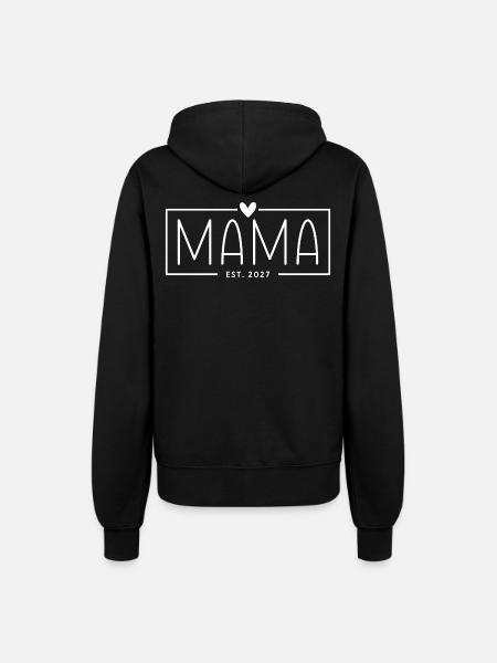 Mama 2027 - Frauen Kapuzenjacke - Schwarz