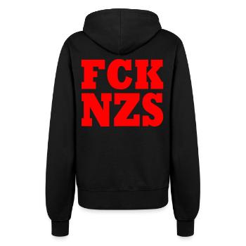 Fck nzs - Frauen Kapuzenjacke - Schwarz - Hinten - Maraike (178cm)