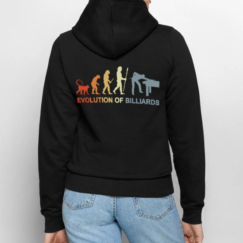 Pool Billard Evolution Frauen Kapuzenjacke