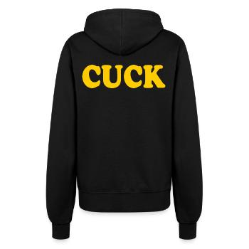 Cuck - Frauen Kapuzenjacke - Schwarz - Hinten - Maraike (178cm)
